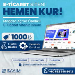 E-Ticaret Yazılımları