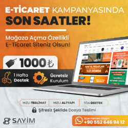 E-Ticaret Yazılımları